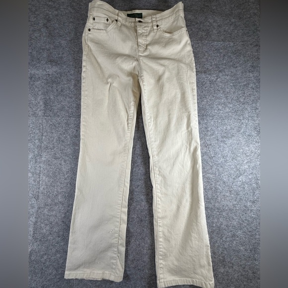 Lauren Ralph Lauren Denim - Lauren Ralph Lauren Cream Size 10 Jeans Never Worn